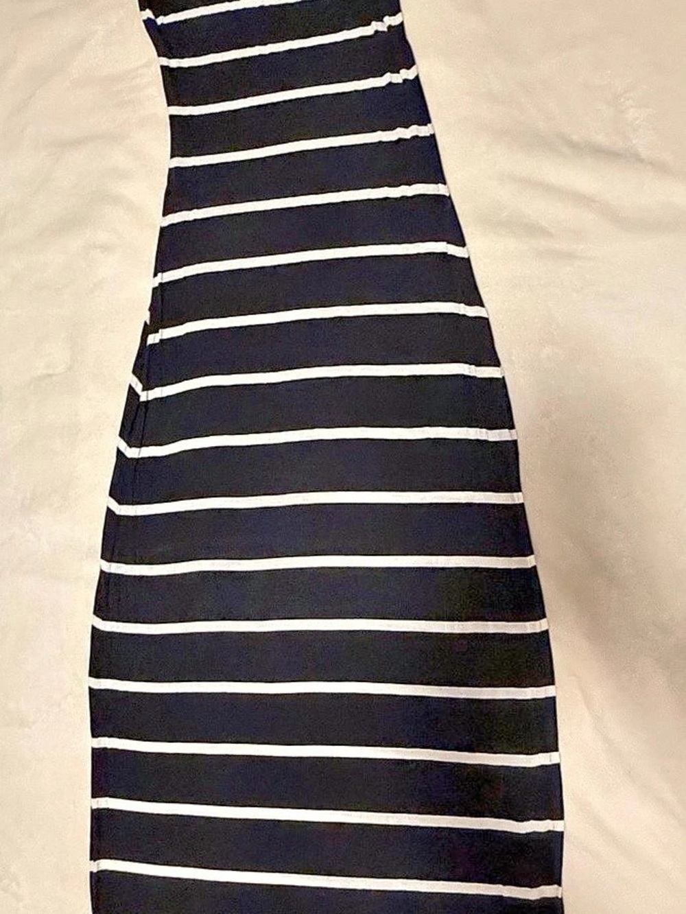 Garage Striped Maxi Dress in Black & White Size Small